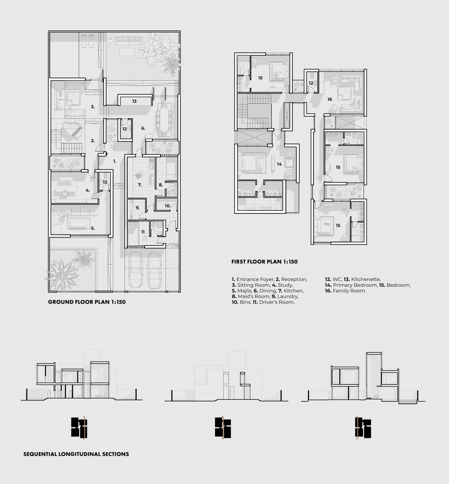 Al Khorshed House — drawing
