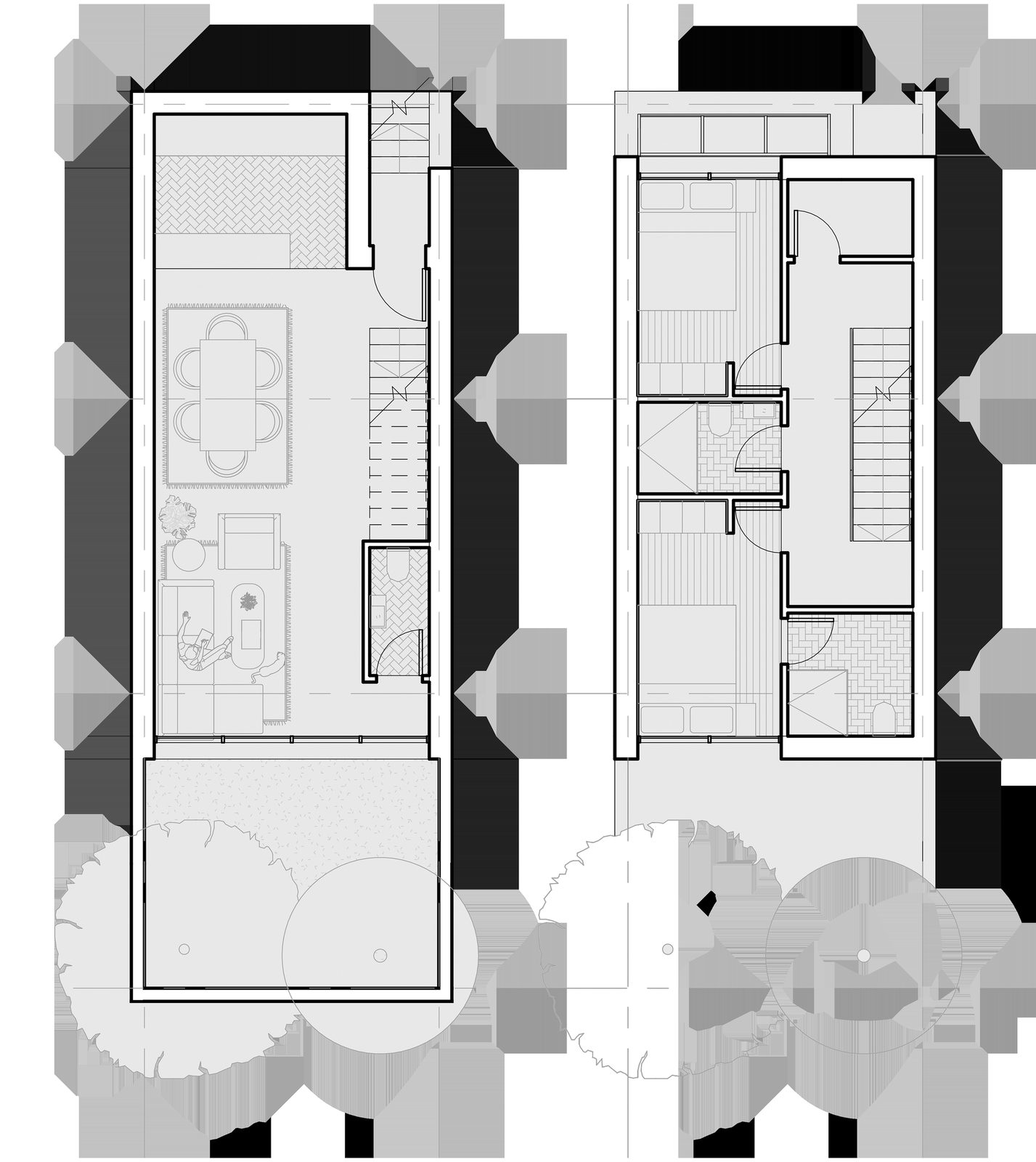 South Hampstead House — drawing