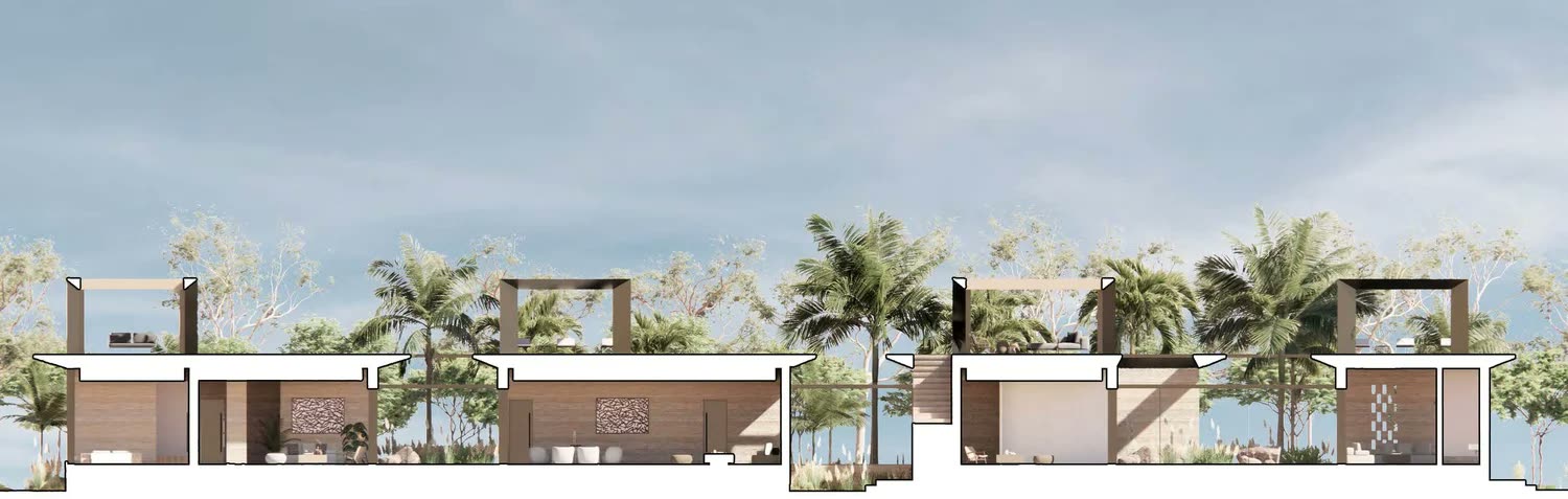 The Pavilions — drawing